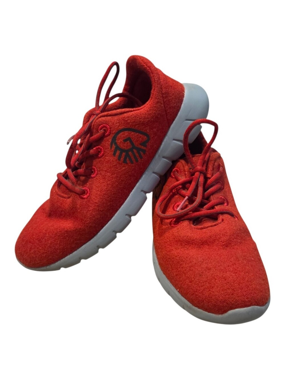 Giesswein Merino Runners Red Wool Women's sz 40, 9 or 9.5 Sneakers
